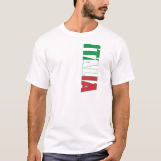 Italia flagga tee shirt