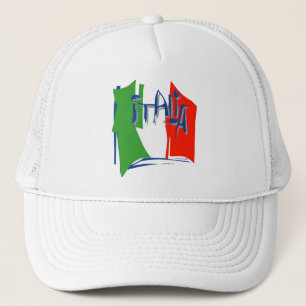 Italia flagga truckerkeps