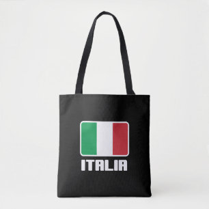 Italia Flagga Tygkasse