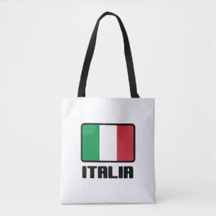 Italia Flagga Tygkasse