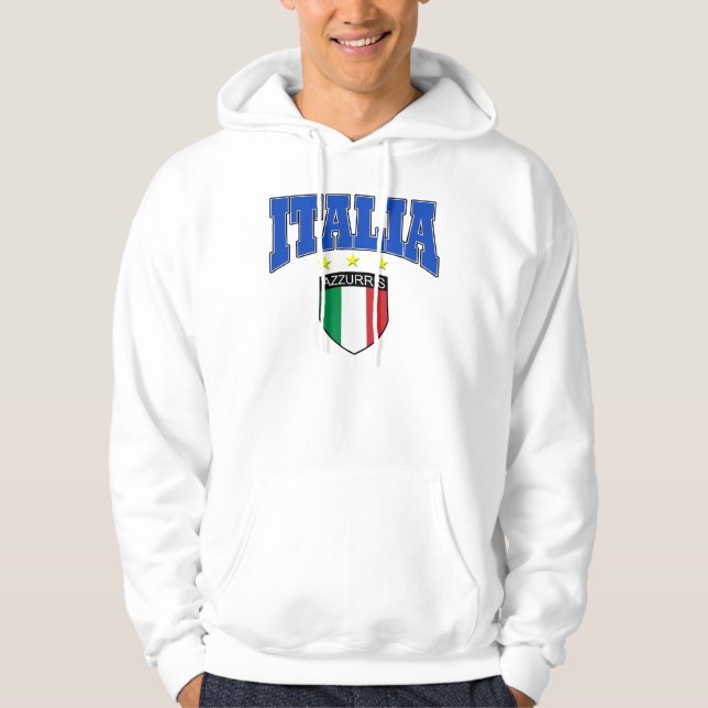 Italia fotbolldesign sweatshirt (Framsida)