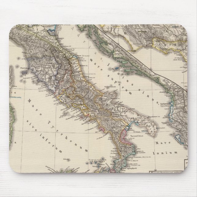 Italia, Gallia cisalpina, Sicilien, Sardinien Musmatta (Framsidan)