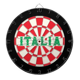 ITALIA Gamla Vintagen Stil Italienska färg Darttavla