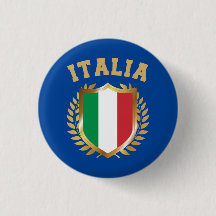 Italia/Italien Flagga Shield