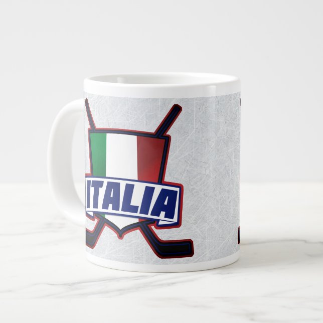 Italia Italien Hockey su Ghiaccio Mugg Jumbo Mugg (Framsida vänster)