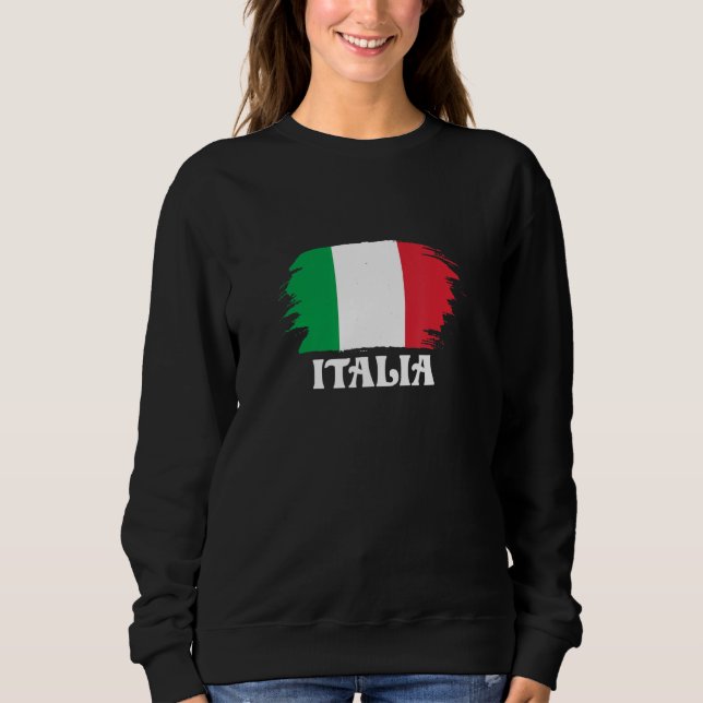 Italia Italy Flag Italian Country Home Pride T Shirt (Framsida)