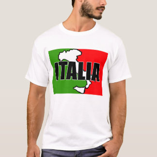 Italia karta tee shirt