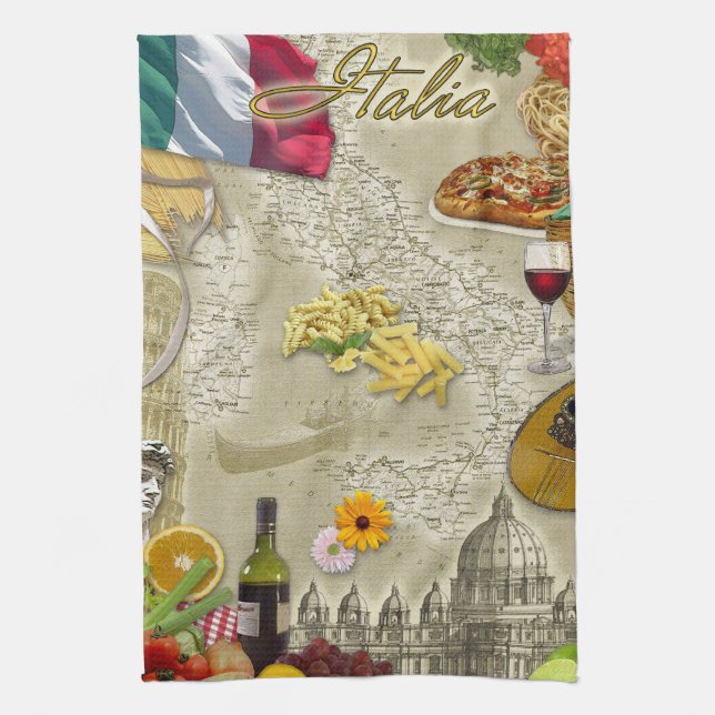 Italia Kitchen Towel Kökshandduk (Vertikal)
