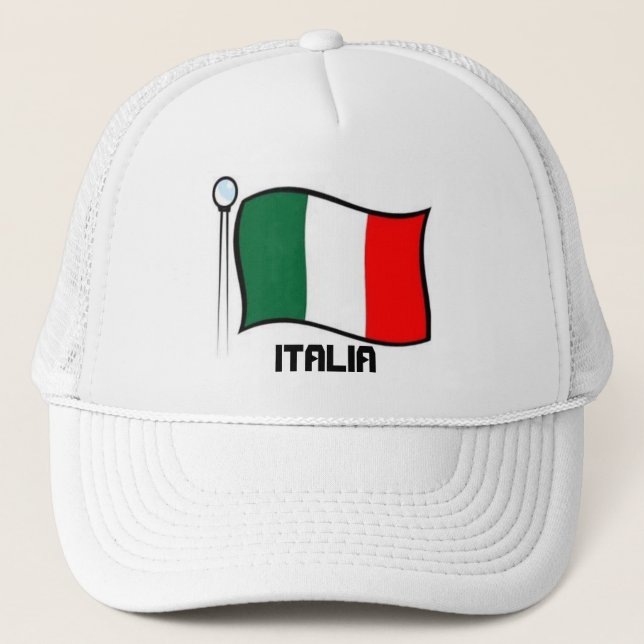 Italia lock truckerkeps (Framsida)