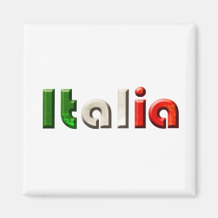 Italia logotypgåvor för italienare- och magnet