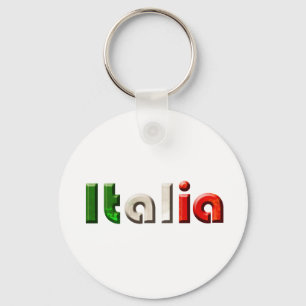 Italia logotypgåvor för italienare- och nyckelring