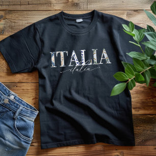 Italia majolica design, italiansk semestermodern t shirt