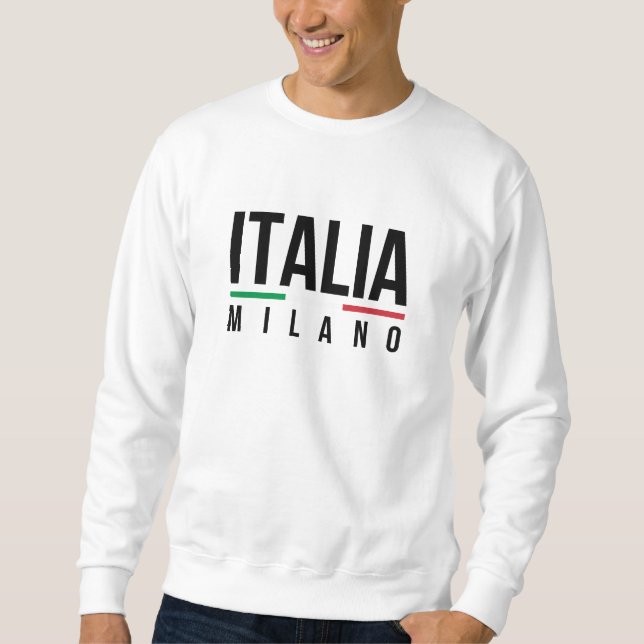 Italia Milano Långärmad Tröja (Framsida)