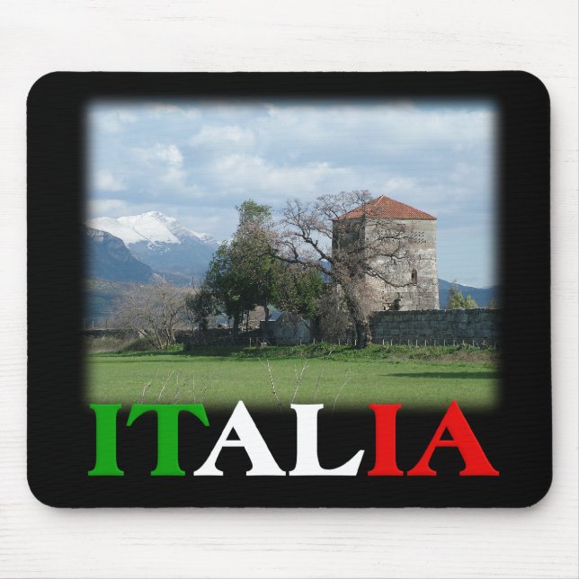 Italia mousepad musmatta (Framsidan)