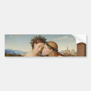 Italia och Germania (Italien och Tyskland som syst Bildekal