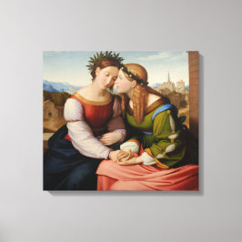 Italia och Germania (Italien och Tyskland som syst Canvastryck