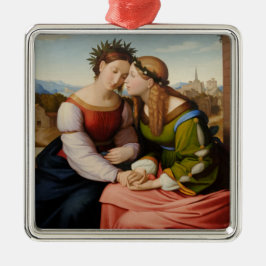 Italia och Germania (Italien och Tyskland som syst Julgransprydnad Metall