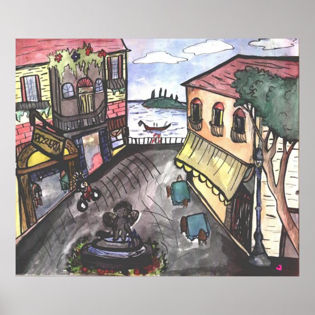 Italia Poster (Framsidan)