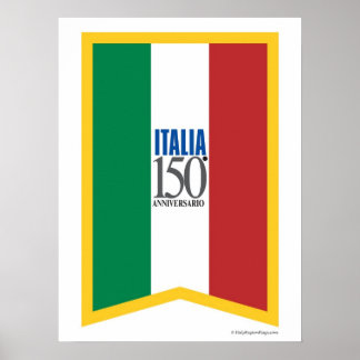 Italia Poster 150-årsdagen