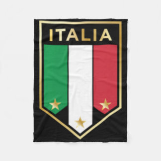 Italia Print - Proud Italian - Italian Soccer Jers Fleecefilt