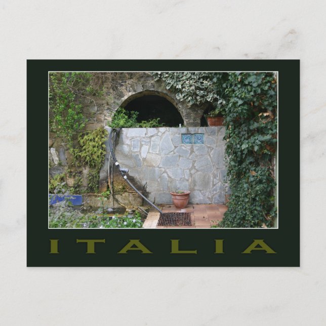 Italia Romantic anpassningsbar vycard Vykort (Framsida)