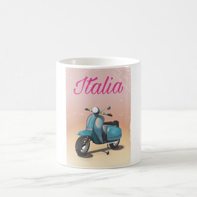 Italia Scooter reseaffisch Kaffemugg (Center)