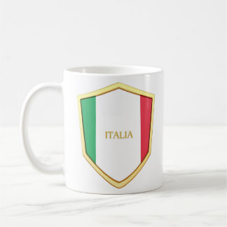 Italia Shield-fotboll Fläkt Kaffemugg