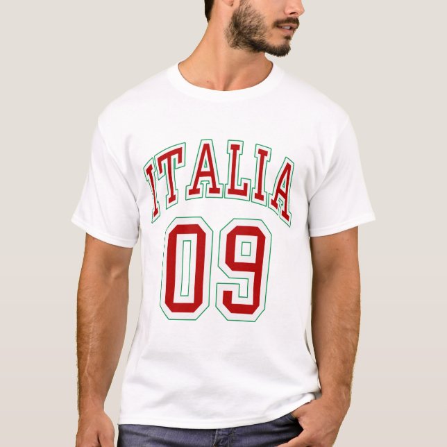 Italia skjorta för 09 t tee (Framsida)