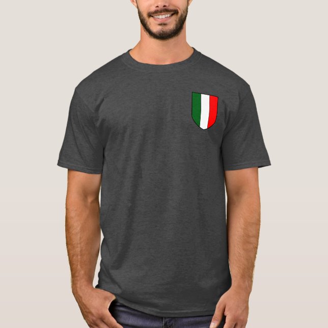 Italia skyddar skjortan tee (Framsida)