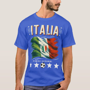 Italia Soccer Forza Azzurri T Shirt