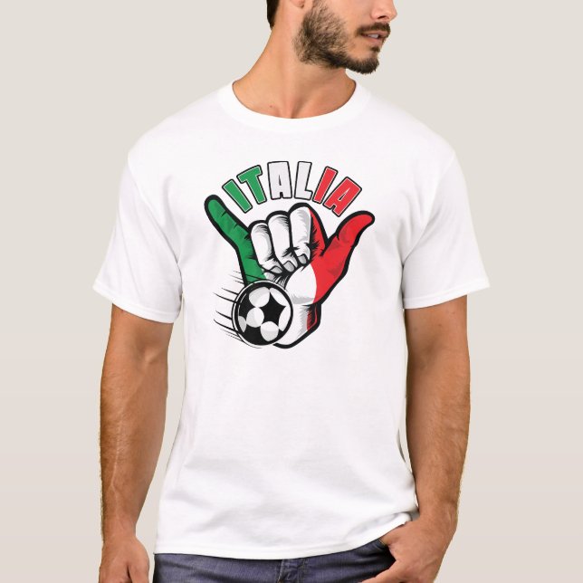 Italia Soccer T Shirt (Framsida)
