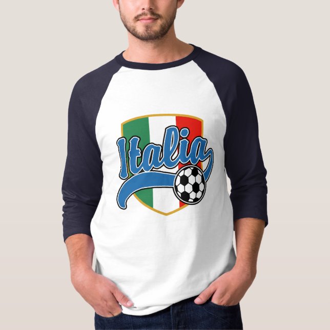 Italia Soccer Tee Shirt (Framsida)