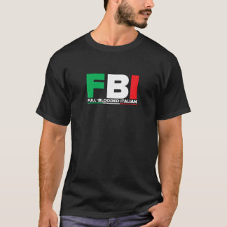 ITALIA T shirt FBI Fullt Blooded Italy Fl