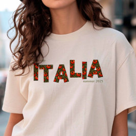 Italia Tomato Summer Girls Resa T Shirt