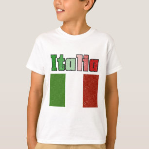 Italia Vintage Flag Barn T-Shirt