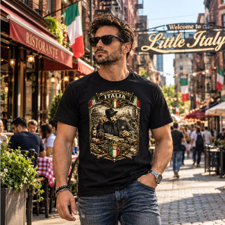 Italia Vintage Gangster T-Shirt – Italienska Maffi