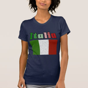 Italia vintageflagga t shirt