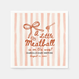 Italian Baby Shower Theme Pappersservett