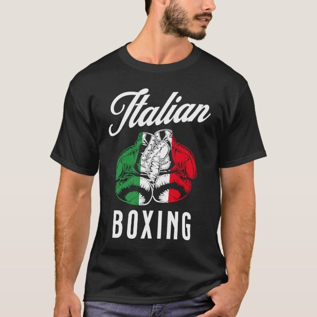 Italian Boxing   Boxing  3 T Shirt (Framsida)