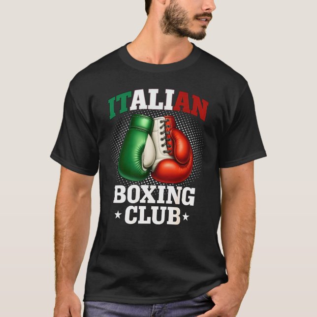 Italian Boxing Club (Campione)  T-Shirt (Framsida)