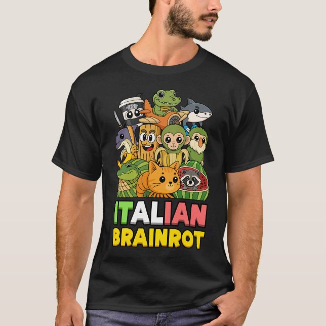 Italian Brainrot T Shirt (Framsida)