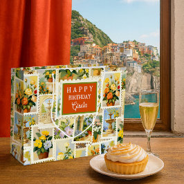 Italian Festive Pattern Gift Bag