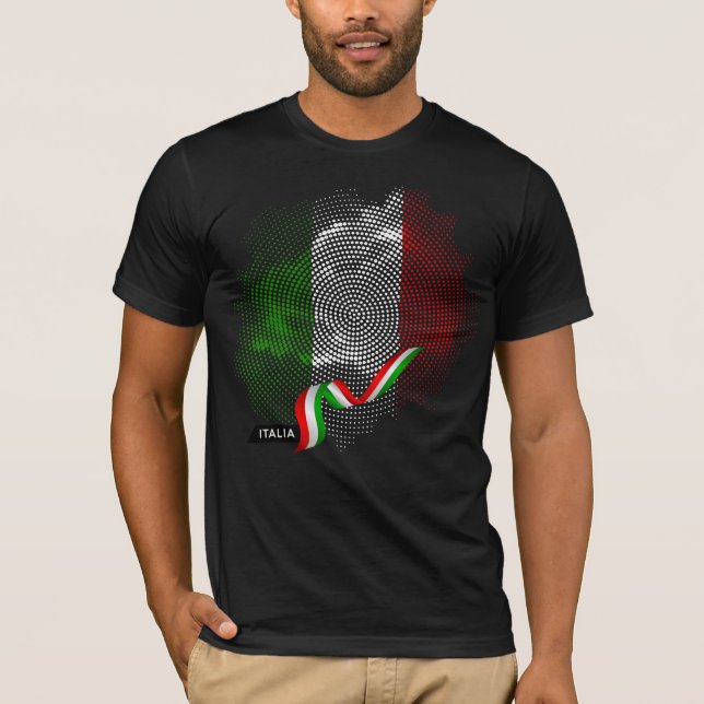 Italian flag t shirt (Framsida)