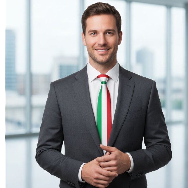 Italian flag tie, flag tie, Italian flag ties  Slips (Skapare uppladdad)