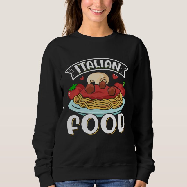 Italian Food  Italian Food & Pasta Food T Shirt (Framsida)