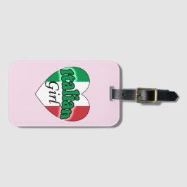 Italian Girl Bagagebricka
