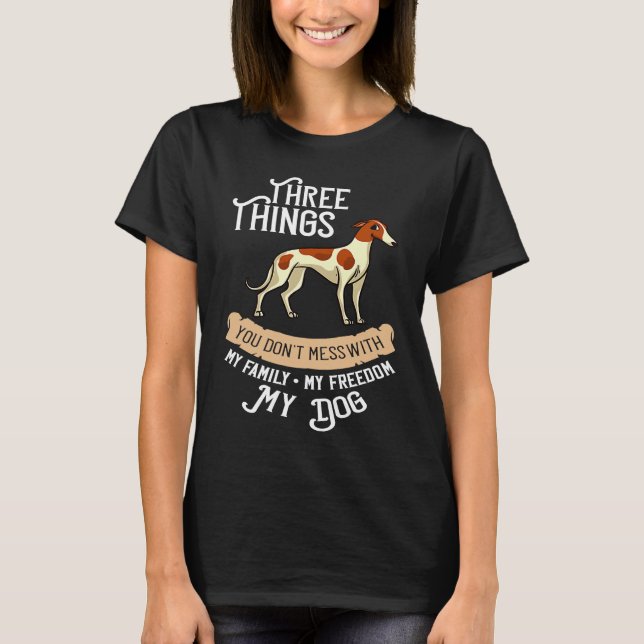 Italian Greyhound Dog  Puppies Owner T Shirt (Framsida)