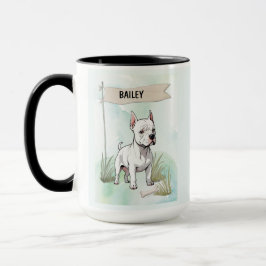 Italian Greyhound Watercolor Personalized D Mugg