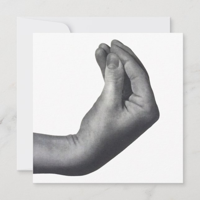 Italian Hand Kort (Framsida)