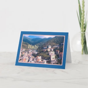 "ITALIAN HILLSIDE VILLAGE/BLDGS. "TUMBLING" DOWN H KORT